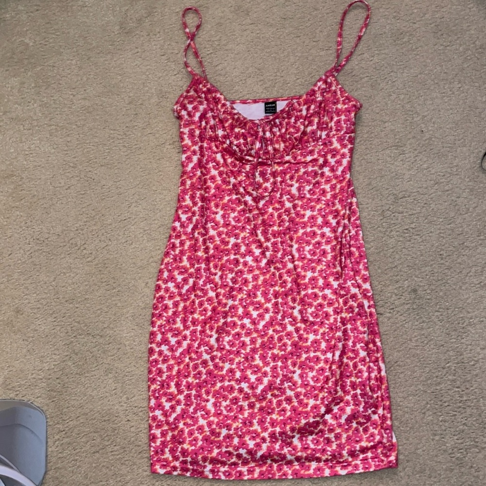 Pink Body Con Dres
